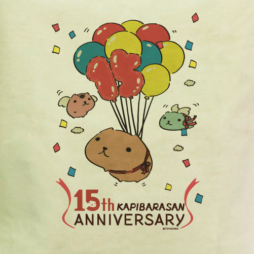 カピバラさん15thAnniversaryトートバッグ